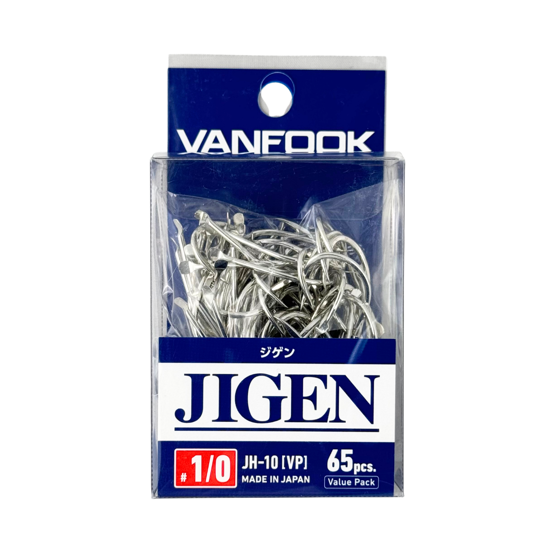 Vanfook Jigen JH-10 1/0 Avantajlı Paket 65 Adet Olta Kancası