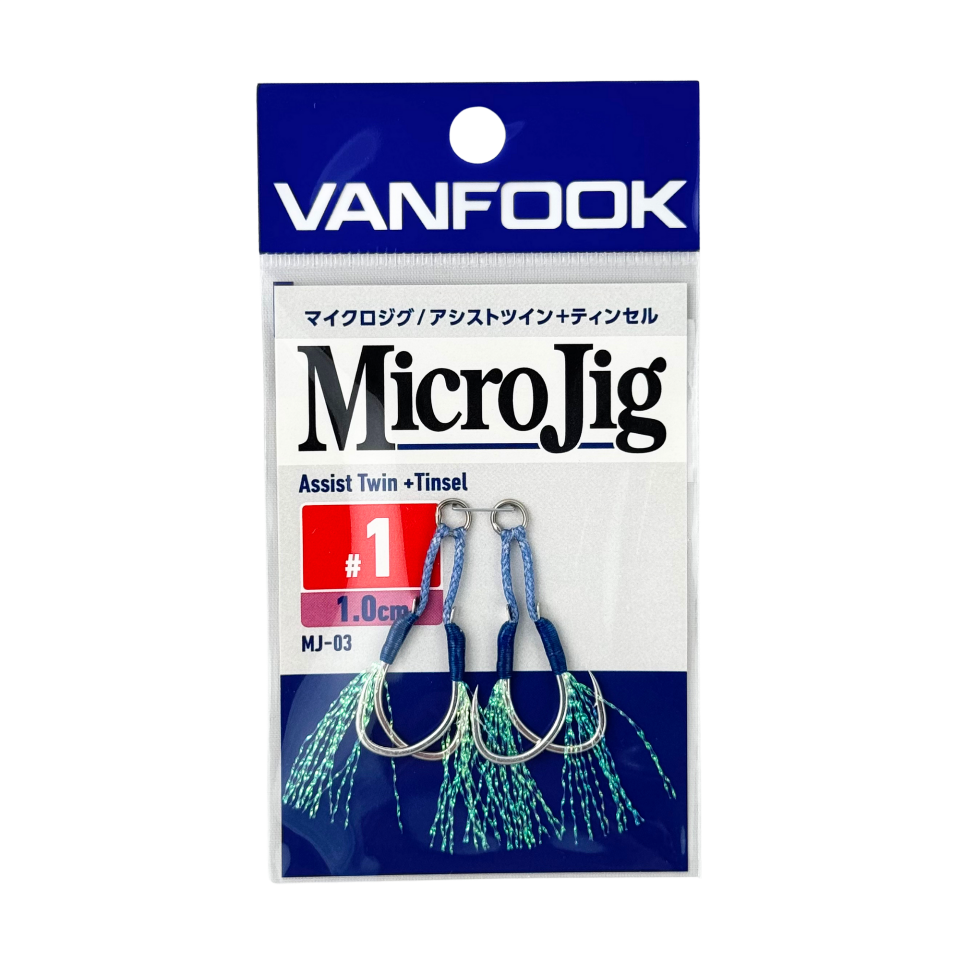 Vanfook Micro Jig Assist Tinsel MJ-03 1cm No:1 Asist Kancası