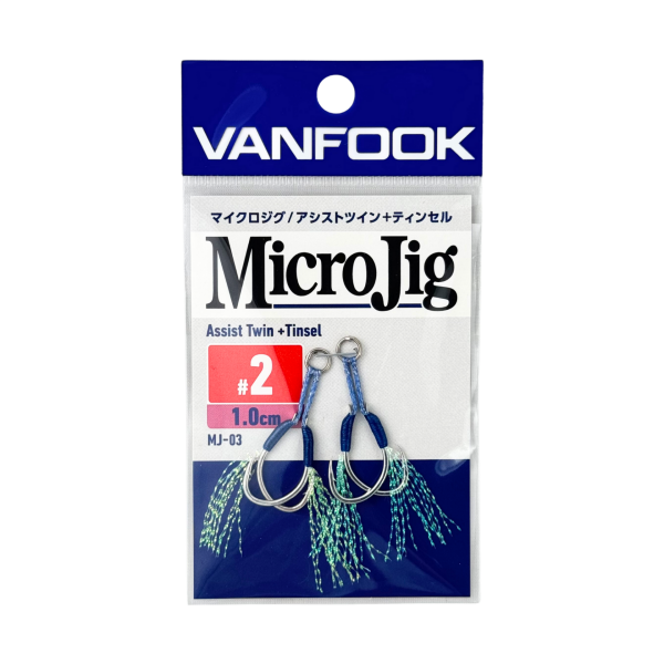 Vanfook Micro Jig Assist Tinsel MJ-03 1cm No:2 Asist Kancası
