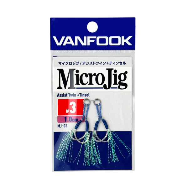 Vanfook Micro Jig Assist Tinsel MJ-03 1cm No:3 Asist Kancası