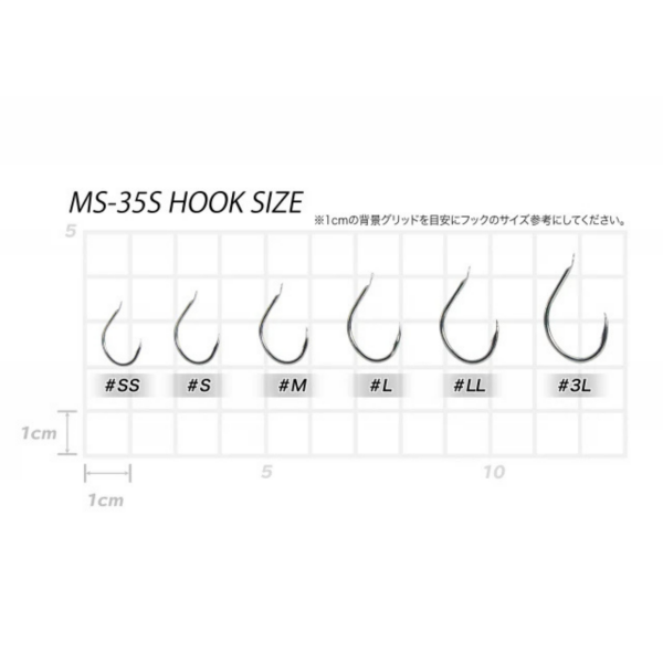 Vanfook Madai Sokai MS-35S #SS 22 Adet Tai Rubber Kancası
