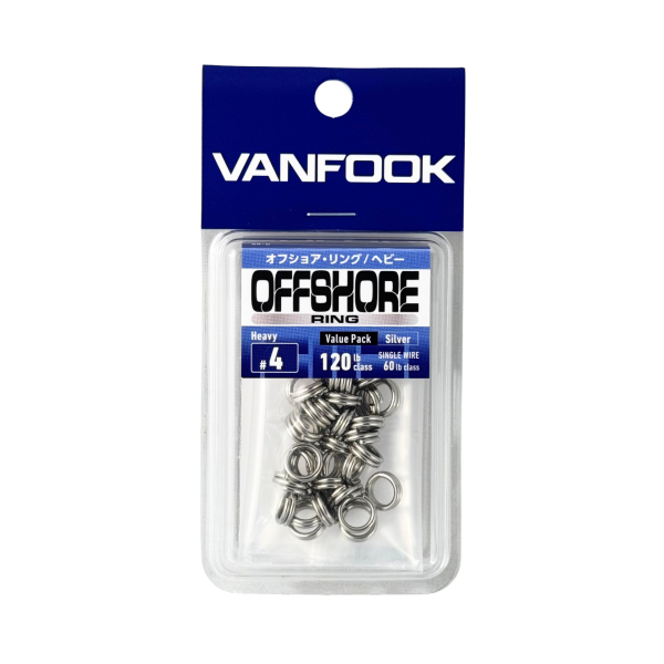 Vanfook Offshore Ring Heavy #4 54KG (120LB) 50 Adet Avantajlı Paket
