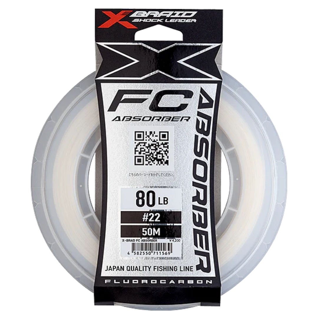 Ygk Xbraid Fc Absorber 50m 80lb 36kg 0.79mm