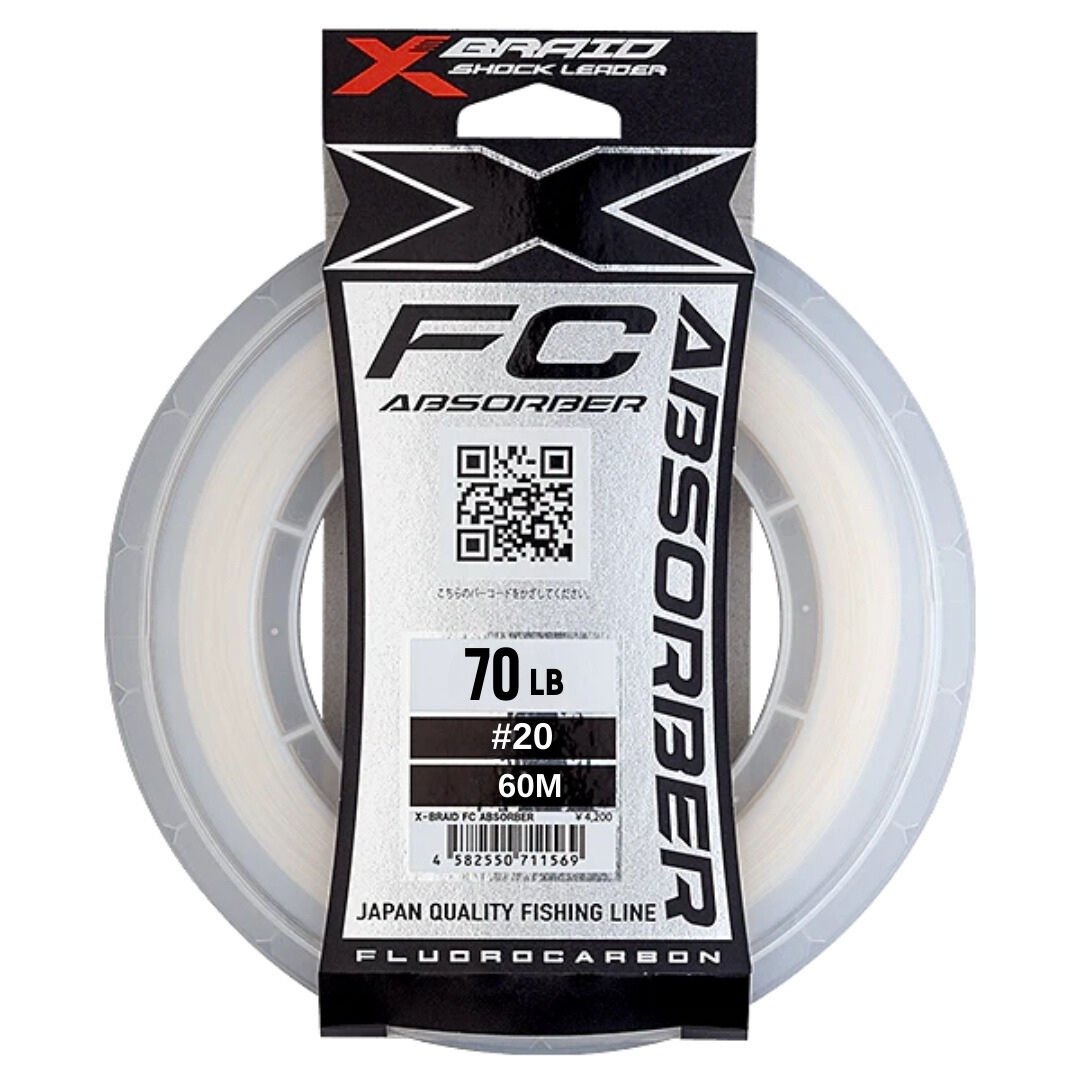 Ygk Xbraid Fc Absorber 60m 70lb 32kg 0.75mm