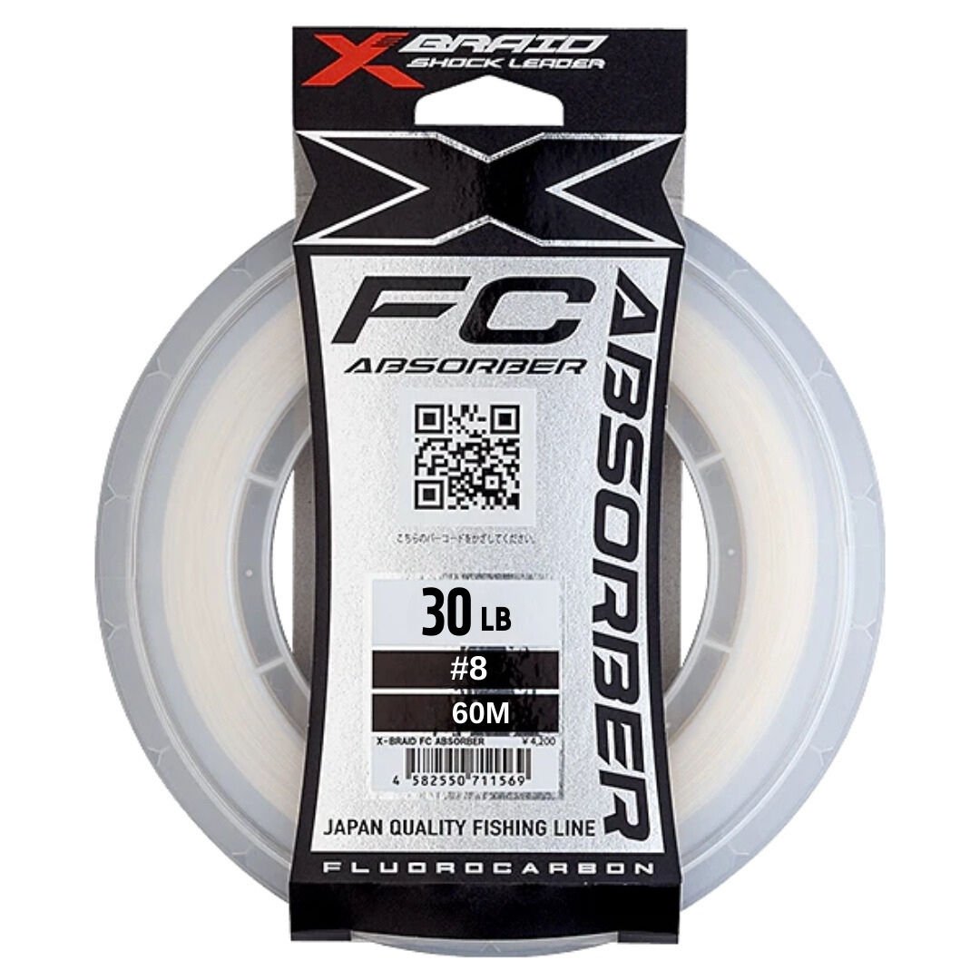 Ygk Xbraid Fc Absorber 60m 30lb 13.61kg 0.51mm