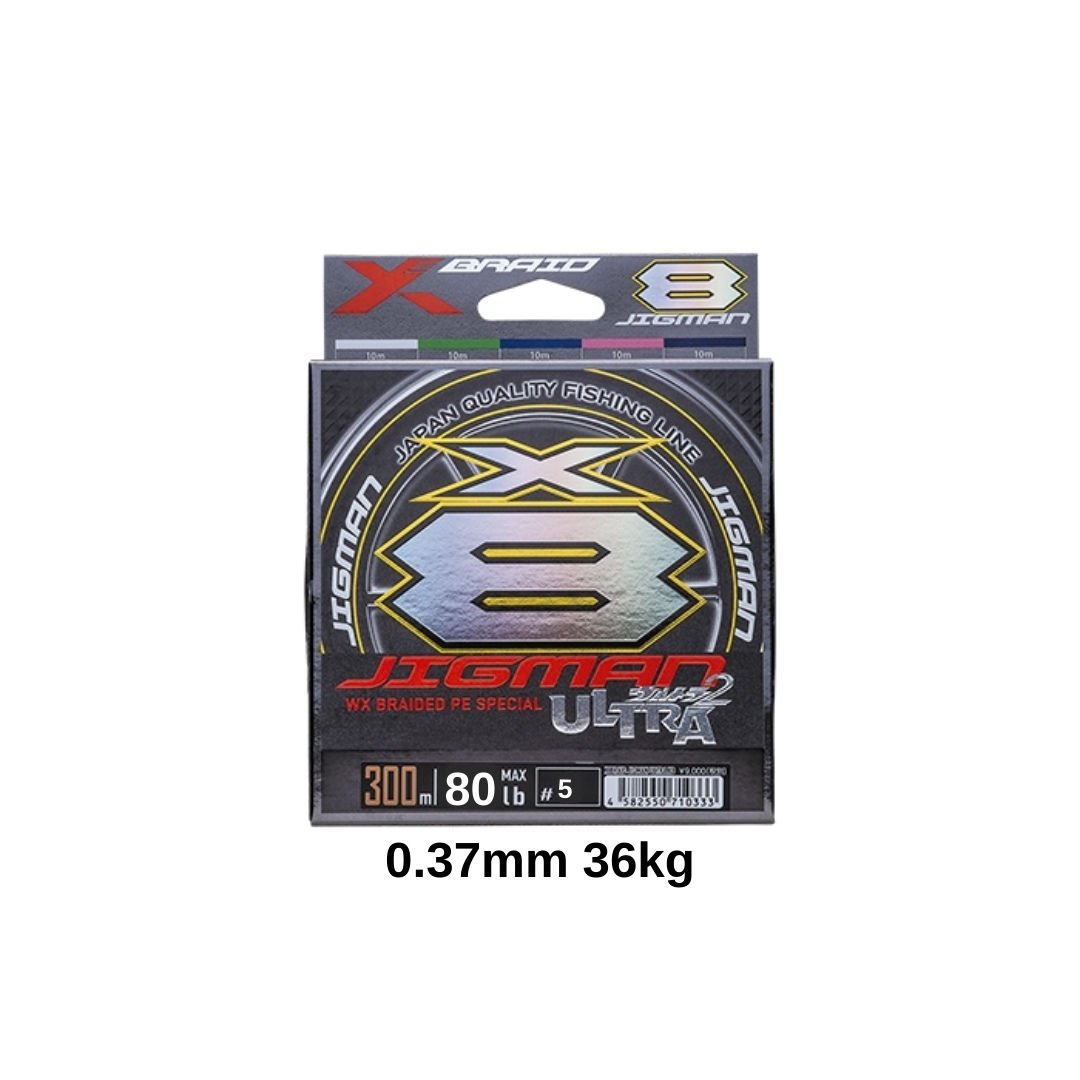 Ygk Xbraid Jigman Ultra X8 Pe 5 0.37mm 36kg 300m
