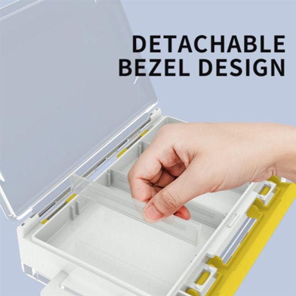 MEBAO Çift ​​Taraflı Yatay 12 Bölmeli Sahte Kutusu 200*130*45mm