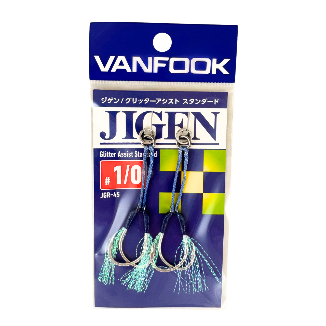 Vanfook Jigen Glitter 1/0 Simli Asist Kancası (2 Adet)