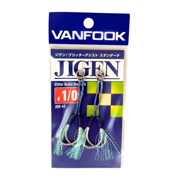Vanfook Jigen Glitter 1/0 Simli Asist Kancası (2 Adet)