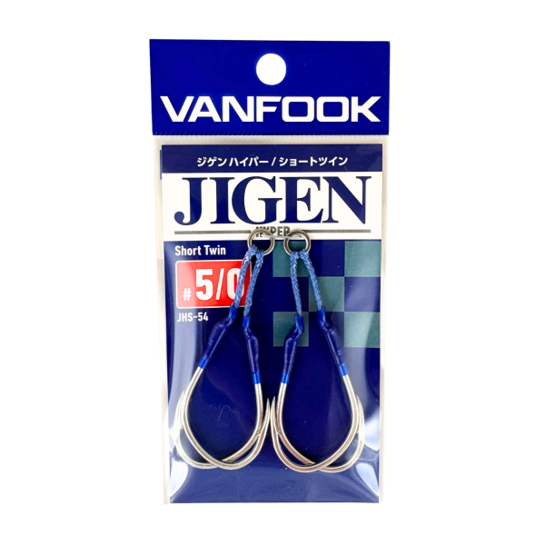 Vanfook Jigen Hyper Twin Kısa 5/0 Çiftli Asist Kancası (2 Adet)