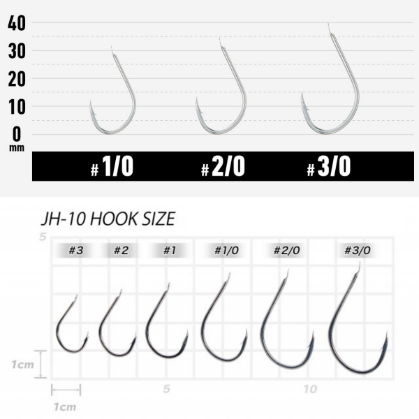Vanfook Jigen JH-10 #2/0 11 Adet Olta Kancası