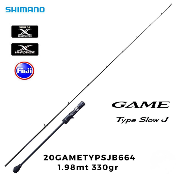 Game Type Slow Jigging B664 Max 330g 198cm - Tetikli Slow Jig Kamışı