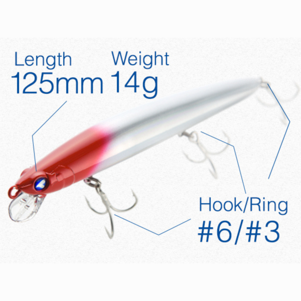 BlueBlue Blooowin 125 Slim Floating 14g 02 Maket Yem