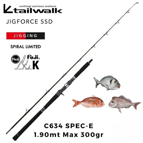 Tailwalk Jigforce SSD C634 SE 1.90m Max 300g