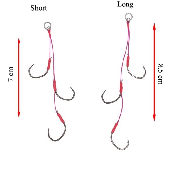 Xesta Triple Claw Akamutsu 7cm 1/0-2/0 Üçlü Asist Kancası