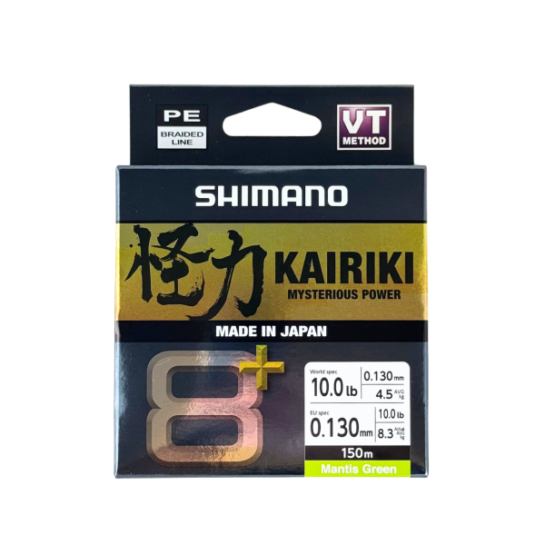 Shimano Kairiki 8+ 150m 0.13mm Mantis Green İp Misina