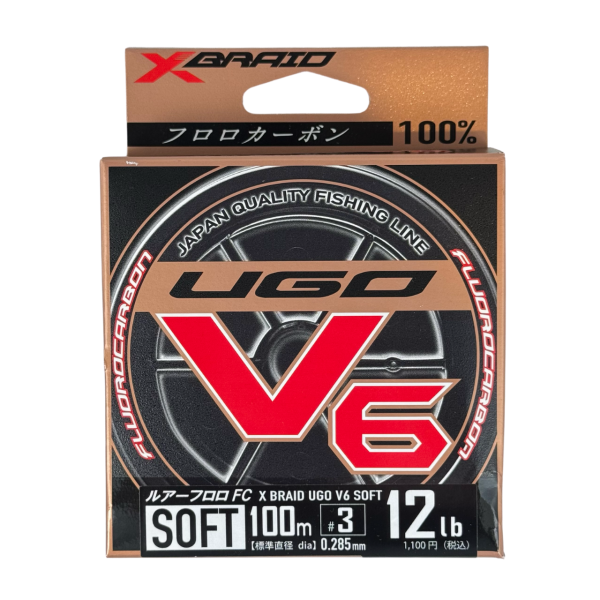 Ygk Xbraid Ugo V6 Soft 100m 0.28mm %100 Fluorocarbon Misina