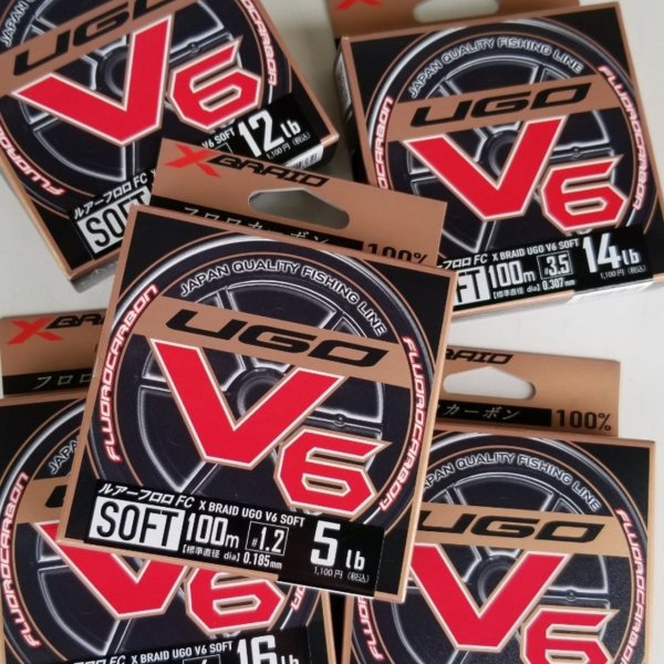 Ygk Xbraid Ugo V6 Soft 100m 0.30mm %100 Fluorocarbon Misina