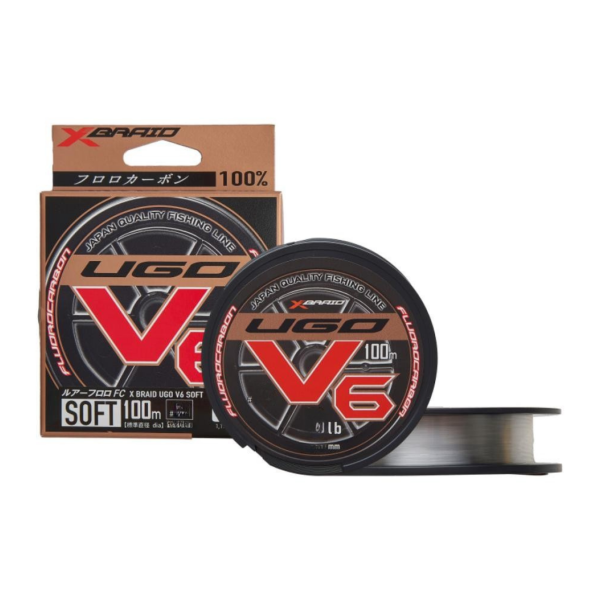 Ygk Xbraid Ugo V6 Soft 100m 0.33mm %100 Fluorocarbon Misina